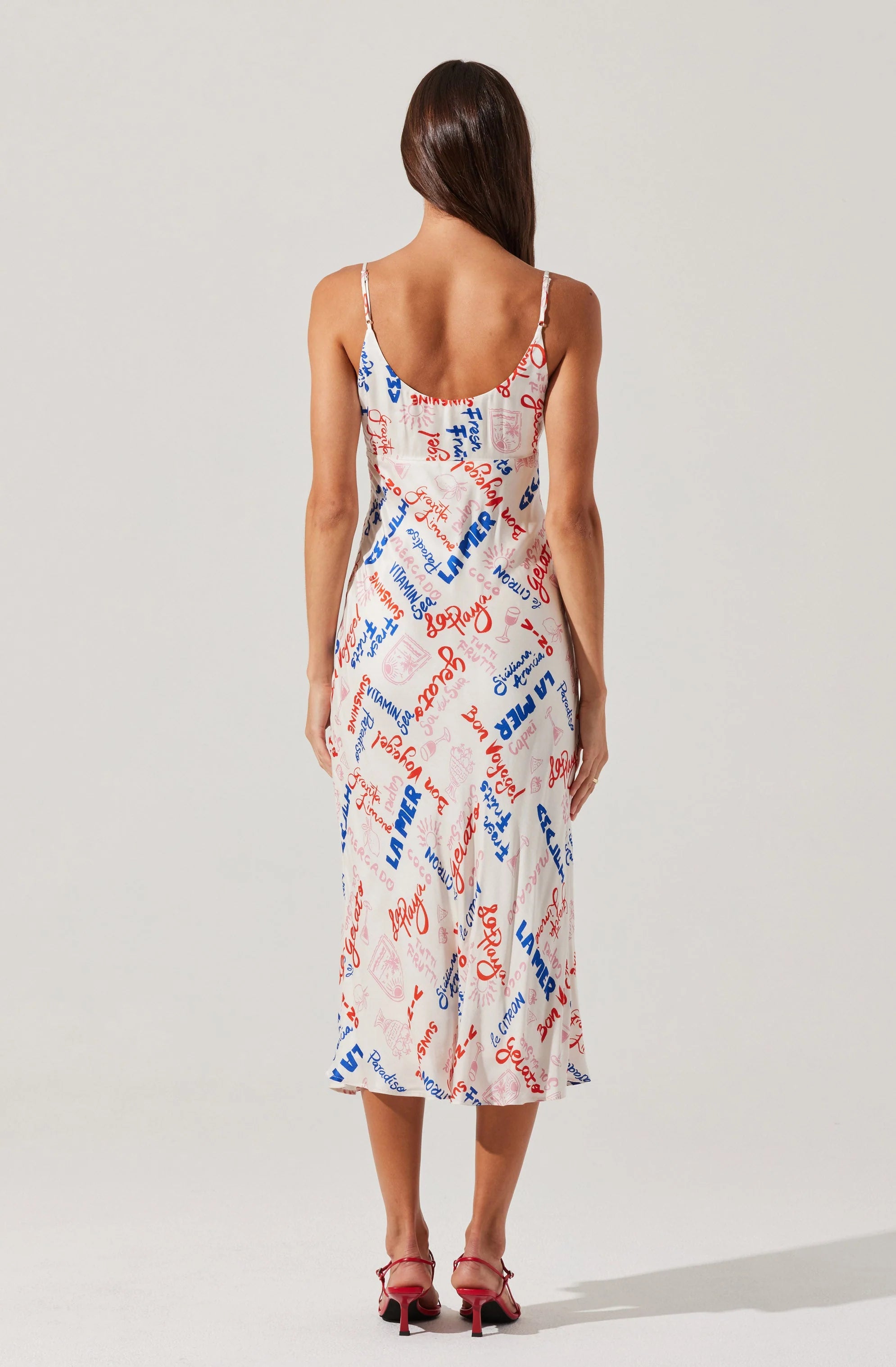 Joan Satin Midi Dress